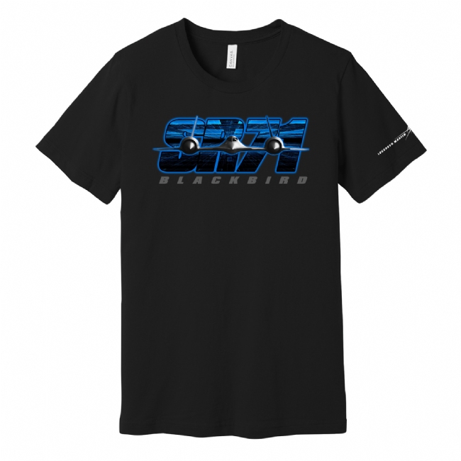 Graphic Tees | SR-71 Blue Front View Tee | LM050005-Black-SR71