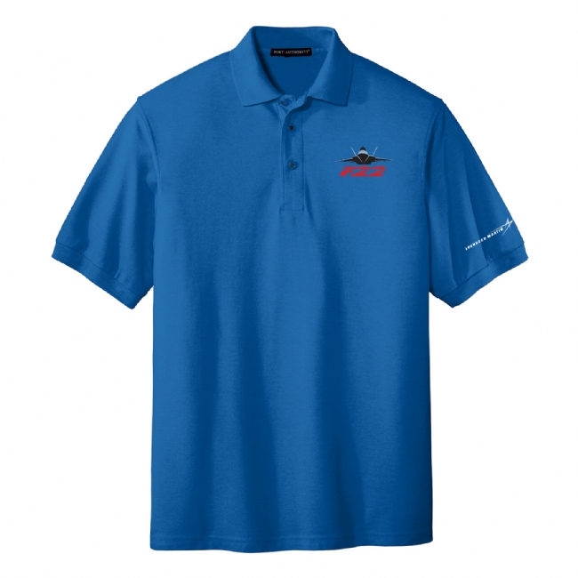 F-22 | F-22 Men's Silk Touch Polo | LM090012-F22