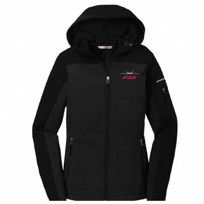 F-35 Woman's Hooded Soft Shell Jacket