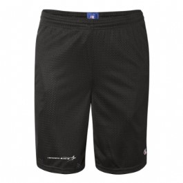 Champion Polyester Mesh 9" Shorts with Pockets - Black