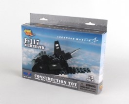 F-117 Construction Toy 75 Pieces